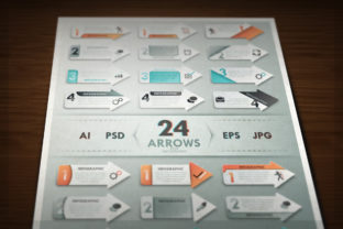 24 Arrows for Infographic: A Designer’s Toolkit for Visual Clarity