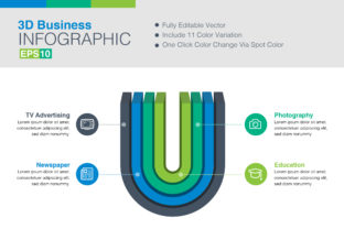 3D Vector Infographics: Fast, Flexible, and Visually Striking