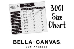 Bella 3001 Size Chart – Measurement Guide for Perfect Fit Every Time