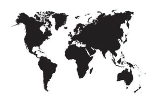 Black and White World Map: A Versatile Visual Asset for Professionals