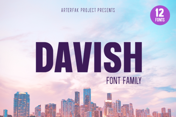 Davish Family: A Versatile Typeface for Modern Design Needs