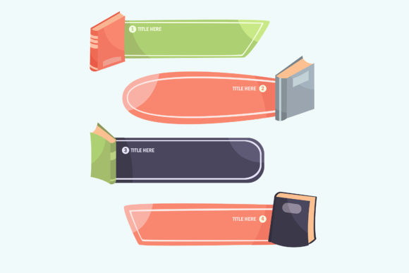 Hand-Drawn Book Infographics for Modern Design Projects
