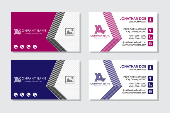 Line Business Card with Photo Space: A Modern Tool for Creative Professionals
