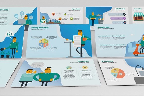Profession Keynote Template: A Visual Symphony of Career Diversity