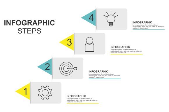 Understanding Isometric Infographics Steps Background for Visual Projects