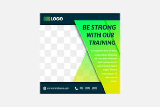 Unlocking the Power of Green-Themed Design: A Guide to Square Banner Templates for Social Media and Digital Marketing