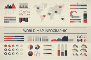 WORLD MAP INFOGRAPIC SET: A Versatile Tool for Visual Storytelling and Data Presentation